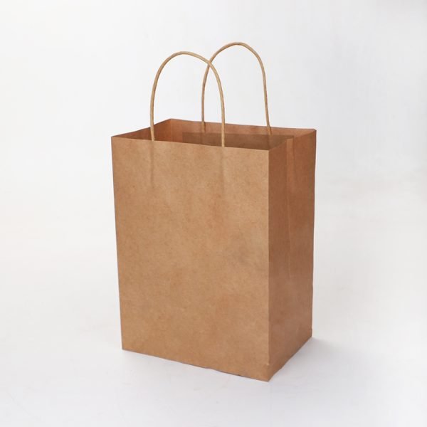 recyclable kraft paper bags reusable shopping paper123 Garments Paper Bags 14x3.5x14in - 80GSM