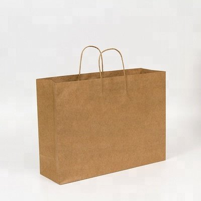 Wholesale Custom Shopping Kraft Paper Bag012 Furnishings Paper Bags | 17x5x13 IN
